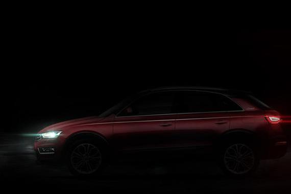 2017款众泰SR7预告图 外观更加动感时尚