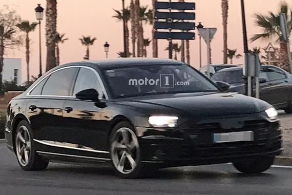 新奥迪A8最新预告图 前脸/内饰细节曝光