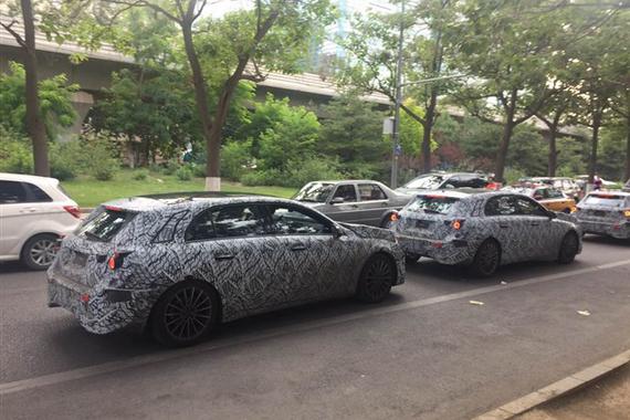 全新一代奔驰A级国内路试谍照 