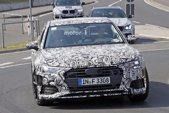 奥迪全新S6路试谍照再曝光