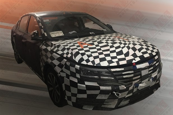 荣威550L谍照曝光 轴距加长/年底上市