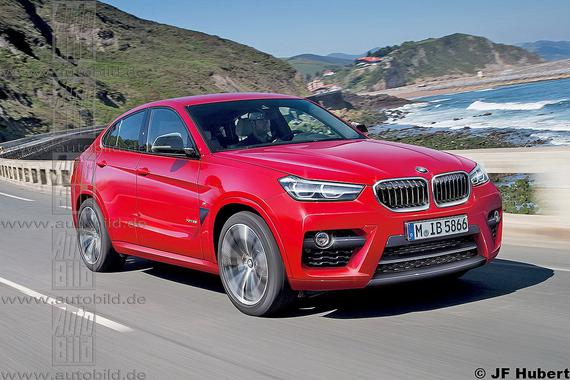 全新宝马X4效果图曝光 或2018年发布