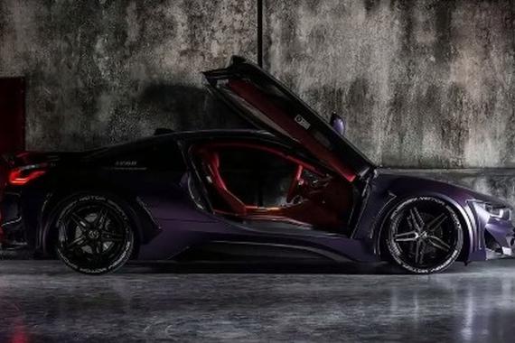 视频：宝马i8黑暗骑士版改装