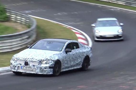 比Panamera大 奔驰AMG GT四门版谍照曝光