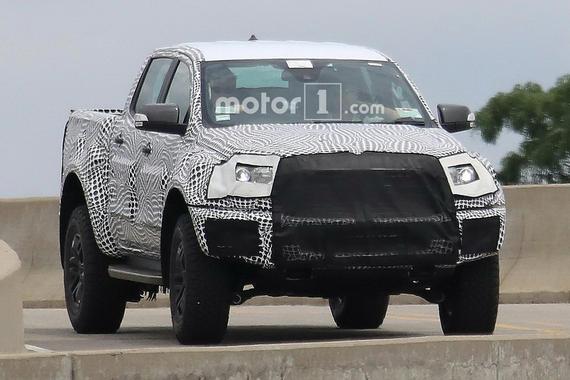 定位低于F-150猛禽 福特Ranger Raptor谍照