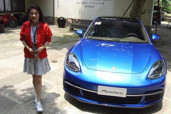 视频：香车美女！试驾全新2017保时捷Panamera！