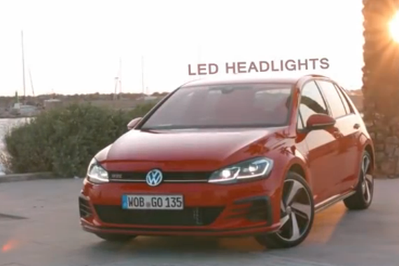 视频:高性能版高尔夫GTI 惹不起的小红炮