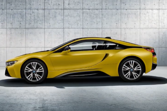 视频：黄的好好看！宝马i8特别版车型