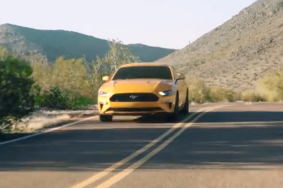 视频:大嘴式进气格栅 2018款福特Mustang