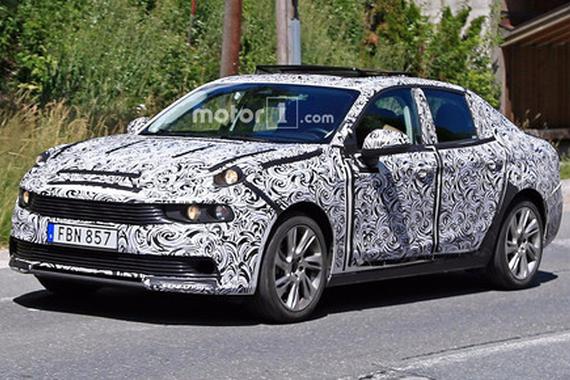 吉利沃尔沃混血，豪华轿车领克03谍照曝光
