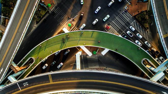 厉害了!中国建造了一条史上最牛的空中自行车车道