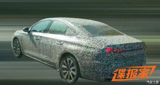 全新设计 疑似国产全新标致508谍照曝光