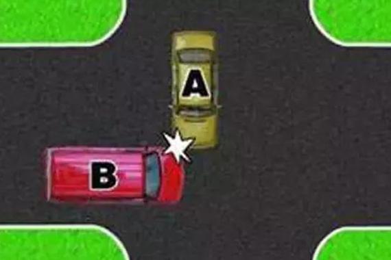 遇到这种情况，科目一的知识就派上用场了！