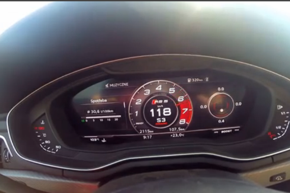 视频：比火箭还快！奥迪RS 5 0-280kmh加速