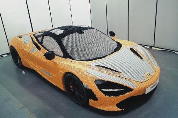 视频：迈凯伦打造720S全尺寸乐高模型