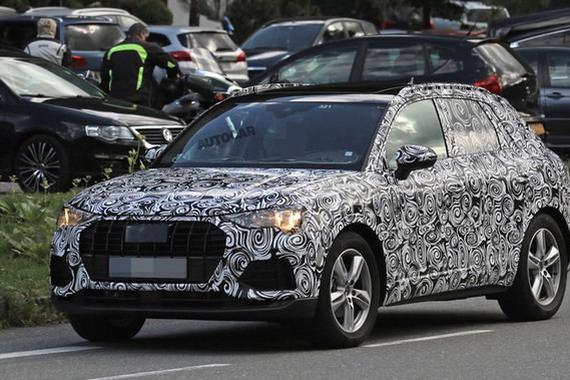 奥迪第二代Q3再度曝光 尺寸更大配置高