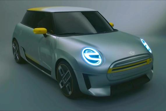 视频：电动MINI来了，9月12号开幕的法兰克福车展上亮相