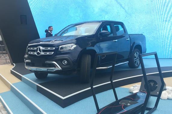 法兰克福国际车展 奔驰x-class曝光