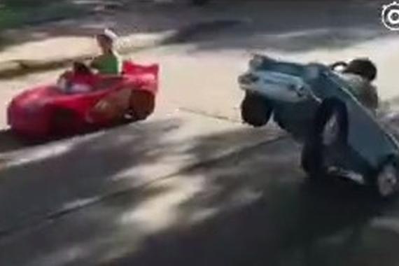 视频：弹射起步得从娃娃开始练起！