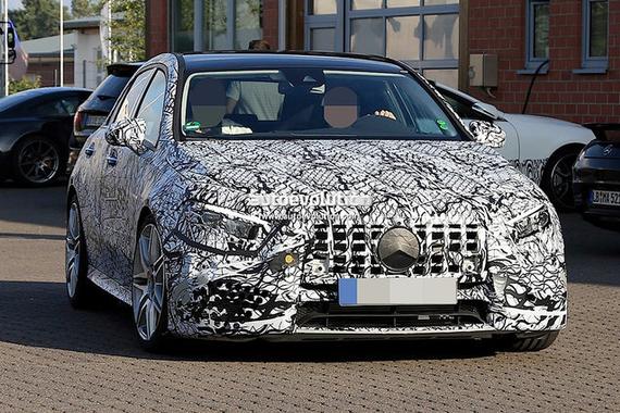 新款梅赛德斯AMG A45谍照 有望明年亮相