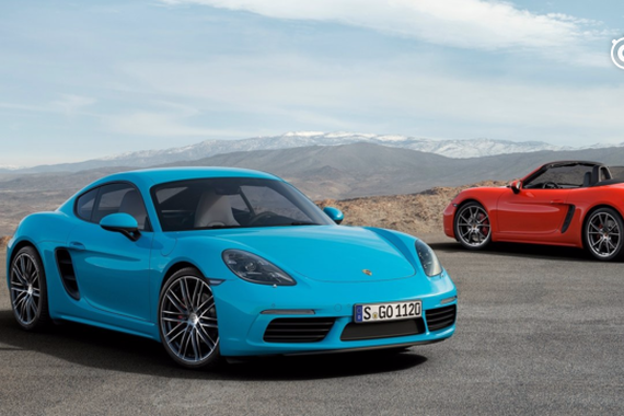 保时捷公布电动版Cayman概念车