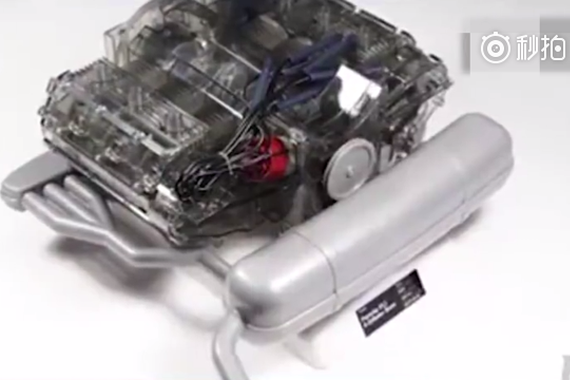 视频：竟然能发动！1:4打造保时捷911发动机模型