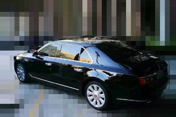 红旗全新D级轿车无伪谍照 搭4.0T发动机