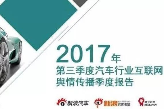 第三季度汽车行业互联网舆情传播季度报告
