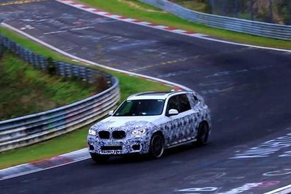 2019款宝马X3 M最新测试谍照 动力升级