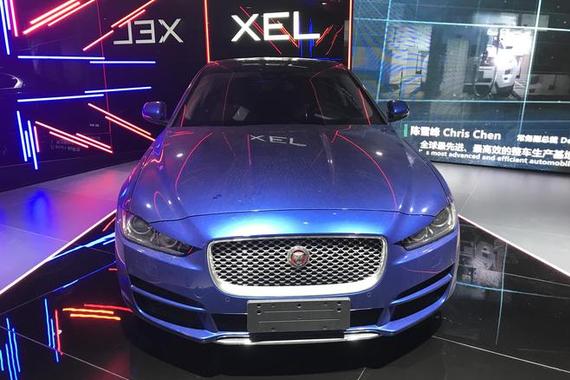 2017广州车展探馆 捷豹XEL亮相