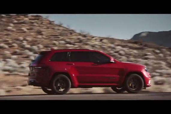 马力很强，所以很嚣张 大切诺基Trackhawk