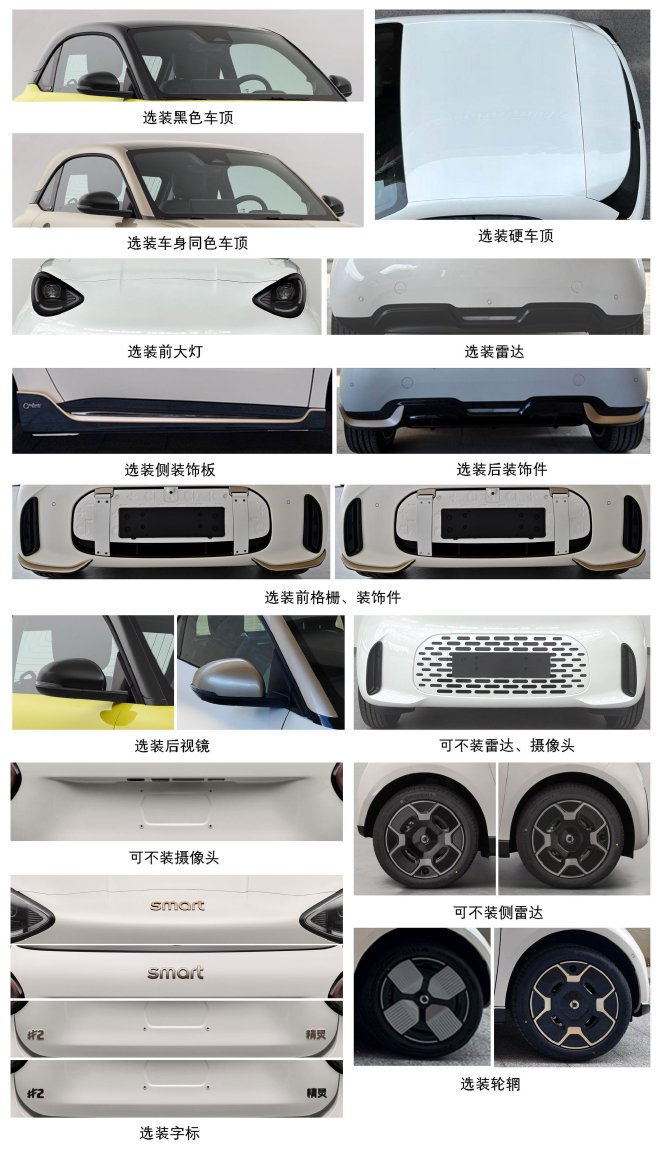 smart精灵#2申报信息 车长2751mm
