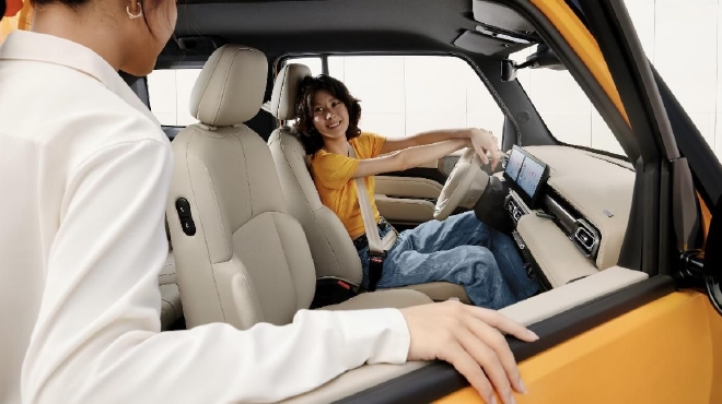 宝骏悦也内饰官图首次曝光!超大驾乘空间玩乐感十足