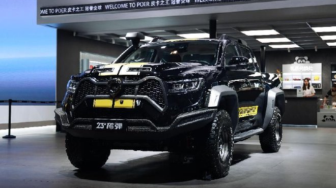 2023成都车展:山海炮性能版亮相 23款黑弹上市售价25.88万元