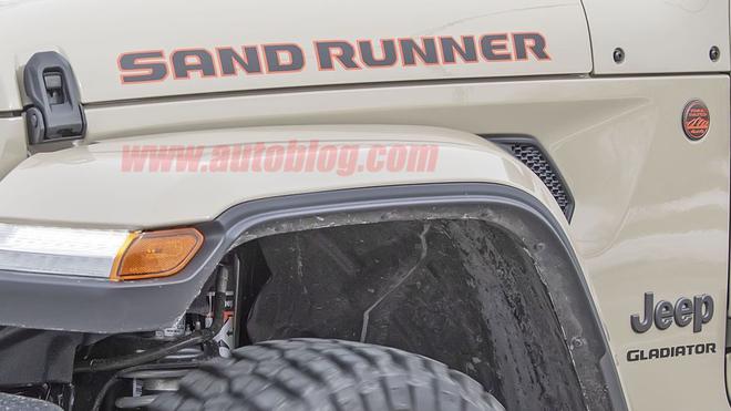 Jeep Sand Runner谍照曝光 设计借鉴Gladiator Mojave