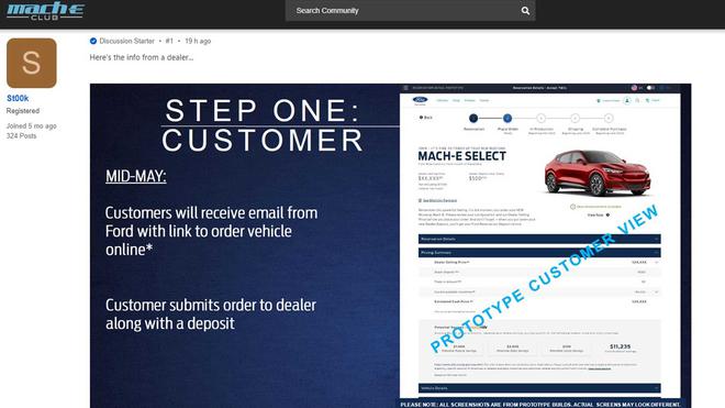 福特野马Mach-E将于5月开始接受预定