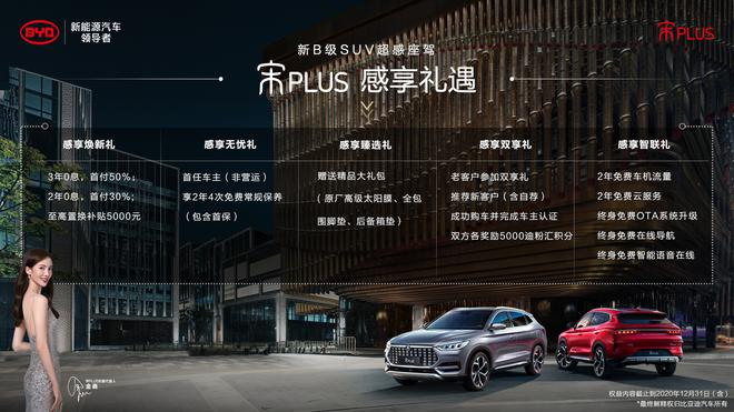 定位B级SUV 比亚迪宋PLUS上市 售11.58-14.38万元