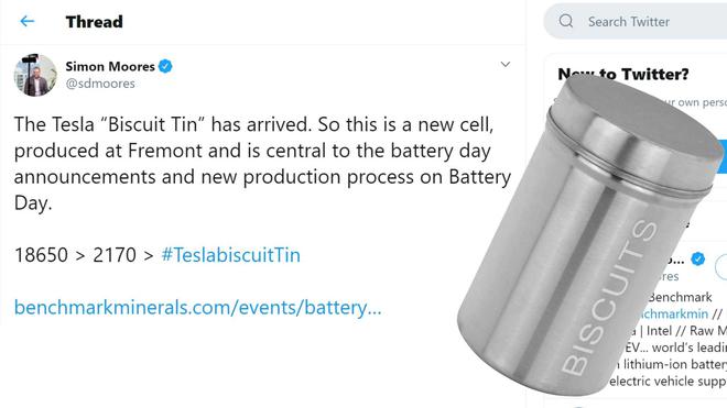 特斯拉新电池图片首次曝光 采用无极耳设计/或命名为饼干盒