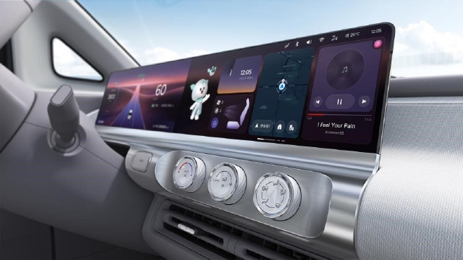 提供两座和四座可选 五菱Air ev晴空内饰官图发布