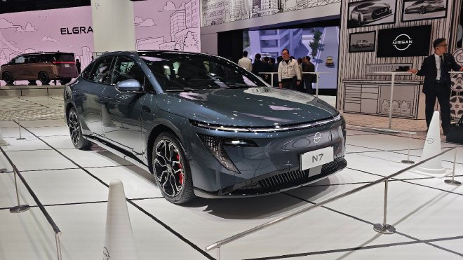 2025东京车展：东风日产N7首次海外亮相