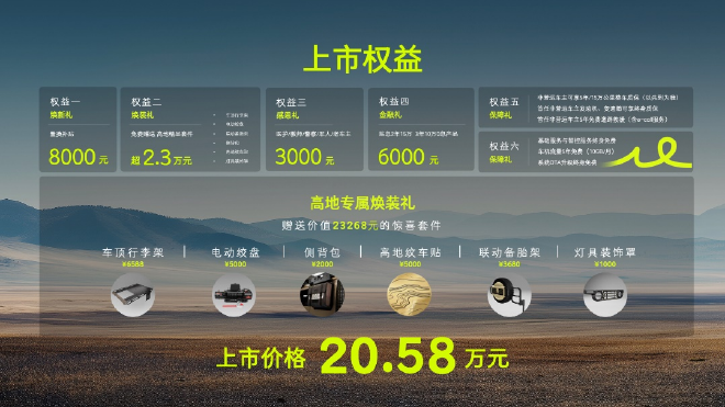 2025广州车展:售价20.58万元 212 T01高地版正式上市