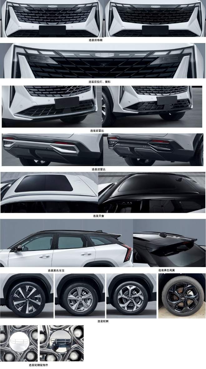 吉利FX11申报图 或命名星耀