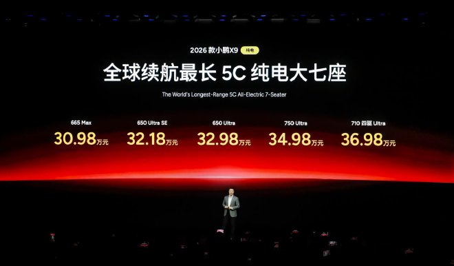 小鹏汽车举办第二代VLA媒体体验日 2026款小鹏X9纯电版上市