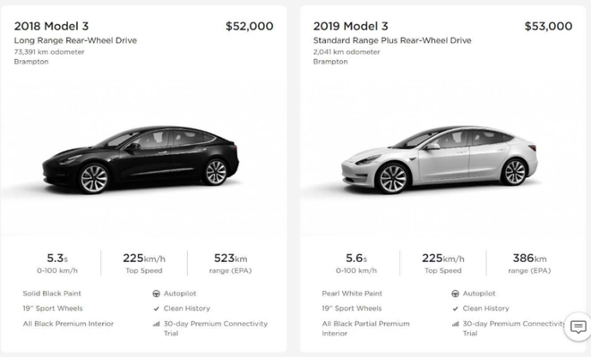 特斯拉销售存严重油漆问题的二手Model 3