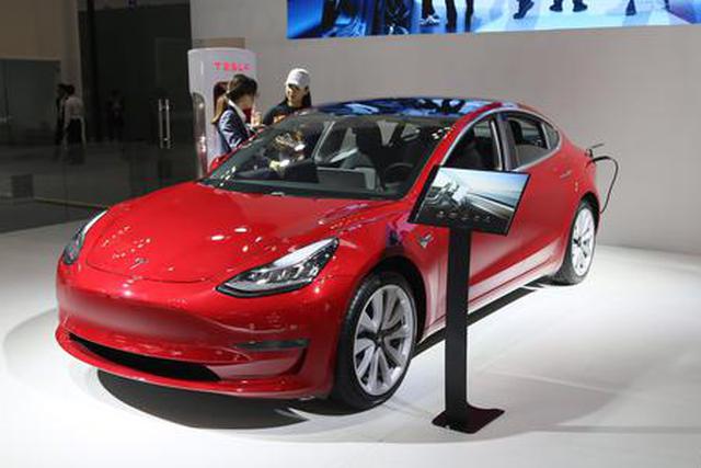 2019海口新能源车展：特斯拉Model 3亮相