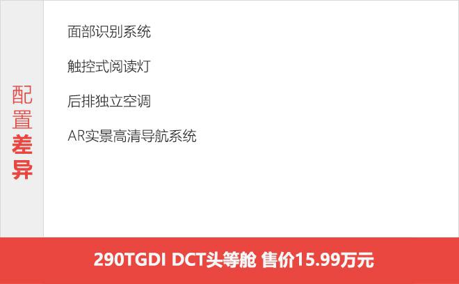 推荐290TGDI DCT豪享版 奇瑞瑞虎8 PLUS购车手册
