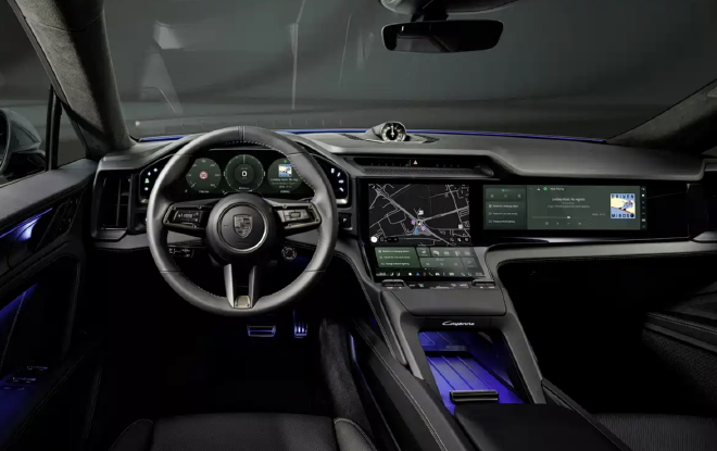 科技感更强 保时捷纯电卡宴官图发布