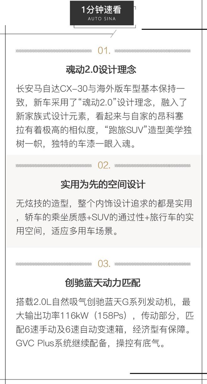 忠于自我 我行我素 试长安马自达CX-30