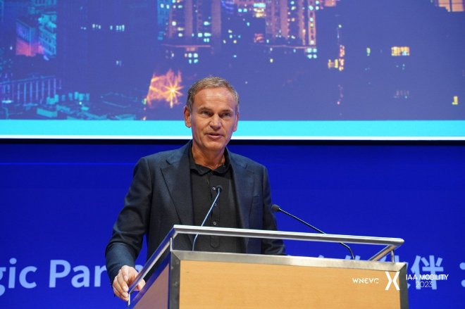 2023世界新能源汽车大会:大众汽车奥博穆演讲