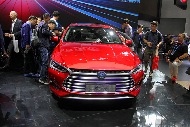 三款新车首发亮相 比亚迪发力北京车展